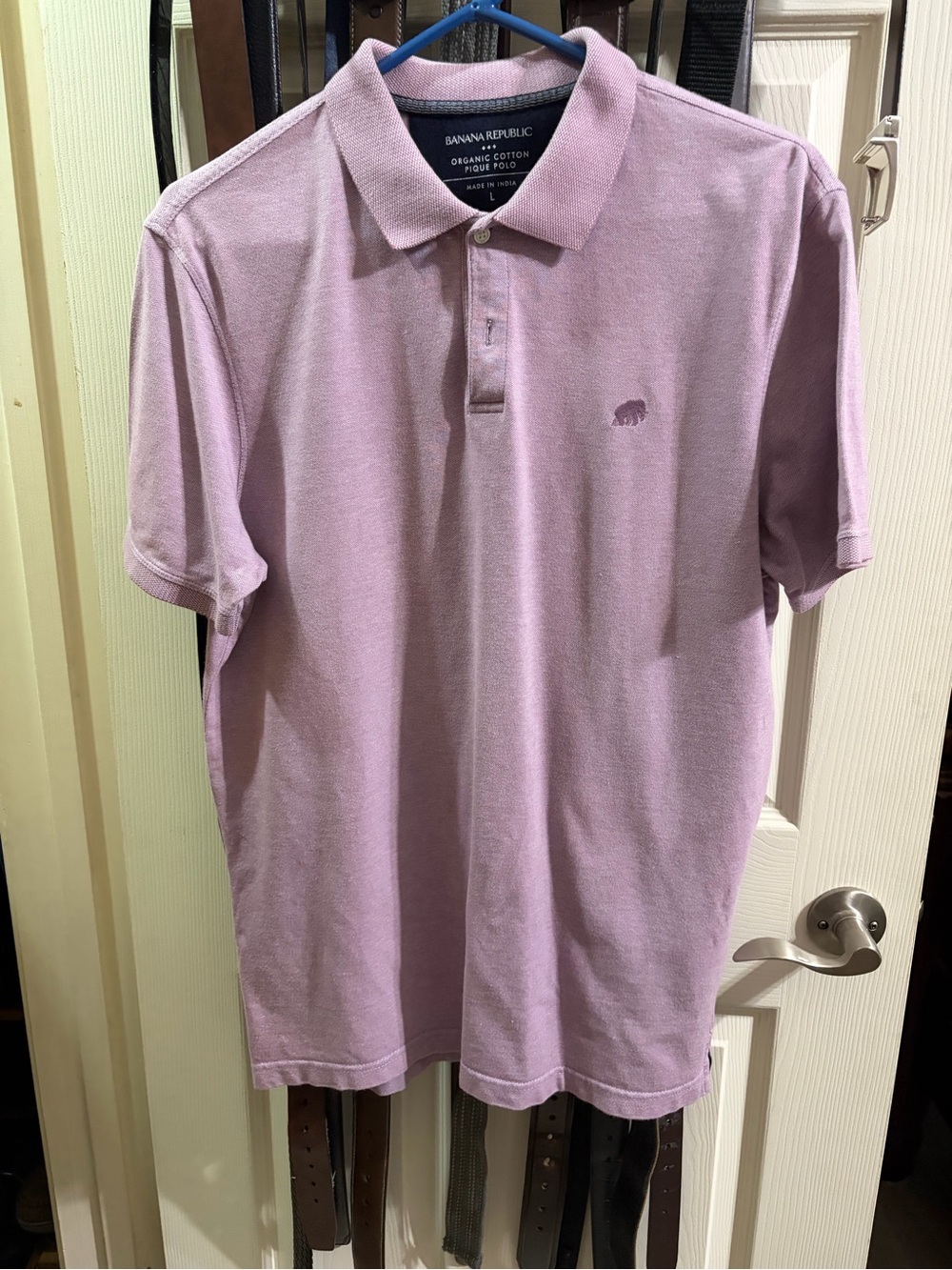 Banana Republic Men's Light Lavender Polo